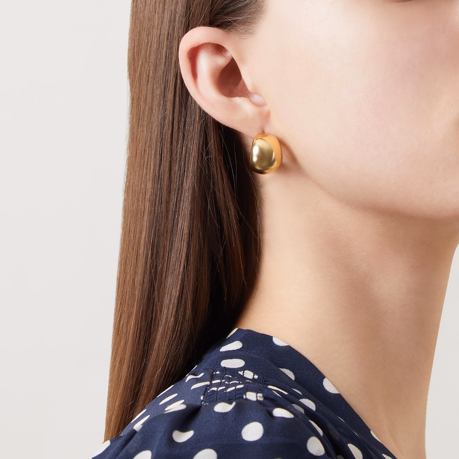 Dome Hoop Earrings