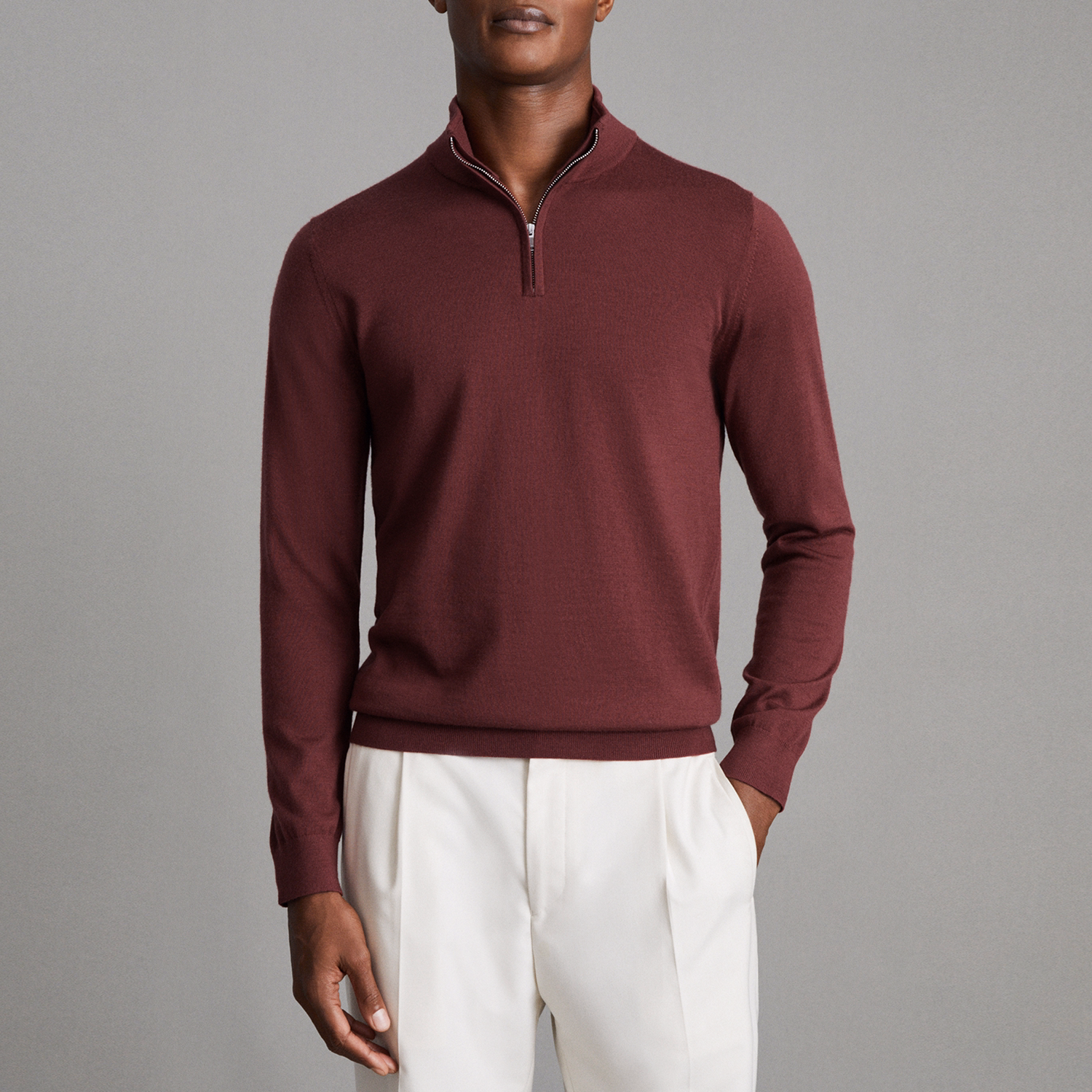 Blackhall Zip-Up Knit Sweater