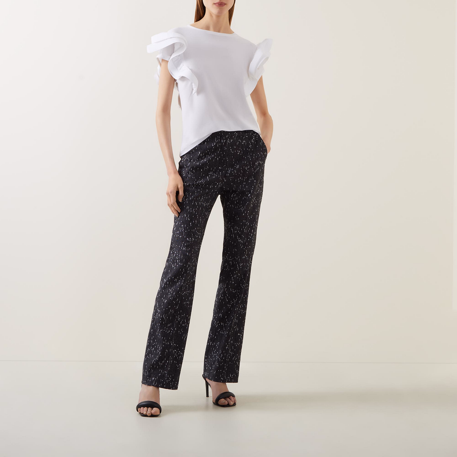 Ruffle-Embellished Blouse