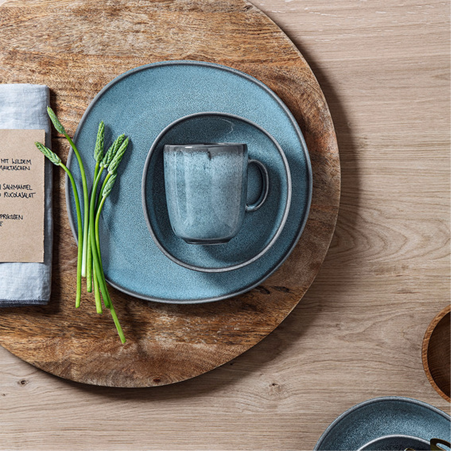 Lave Glace Salad Plate 23.5x23x2.6cm