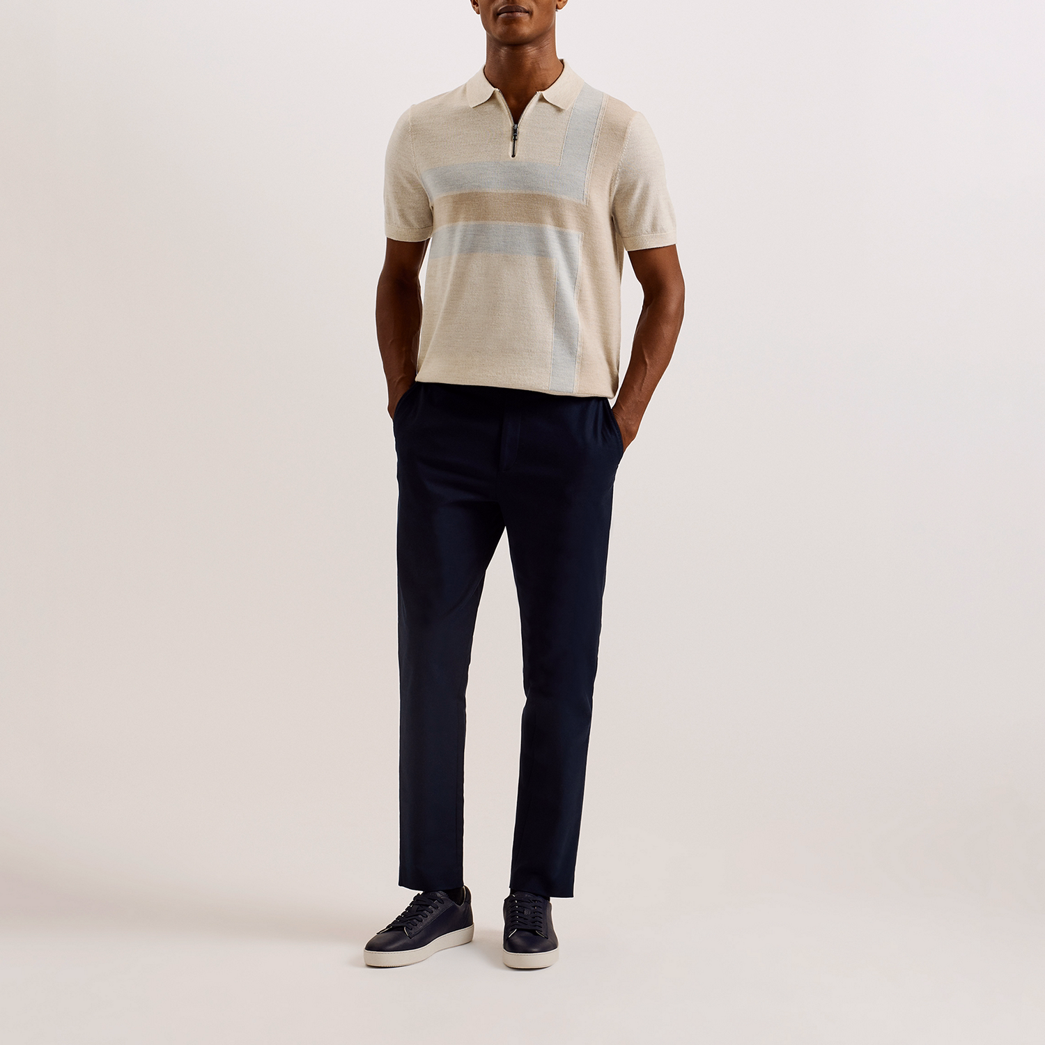 Ambler Colour Block Polo Shirt