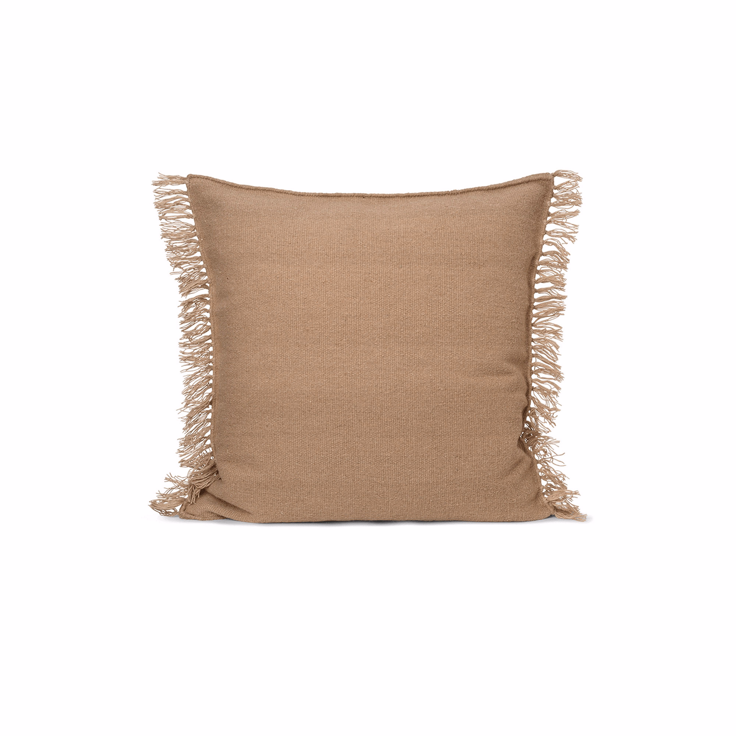 Kelim Fringe Cushion Sand
