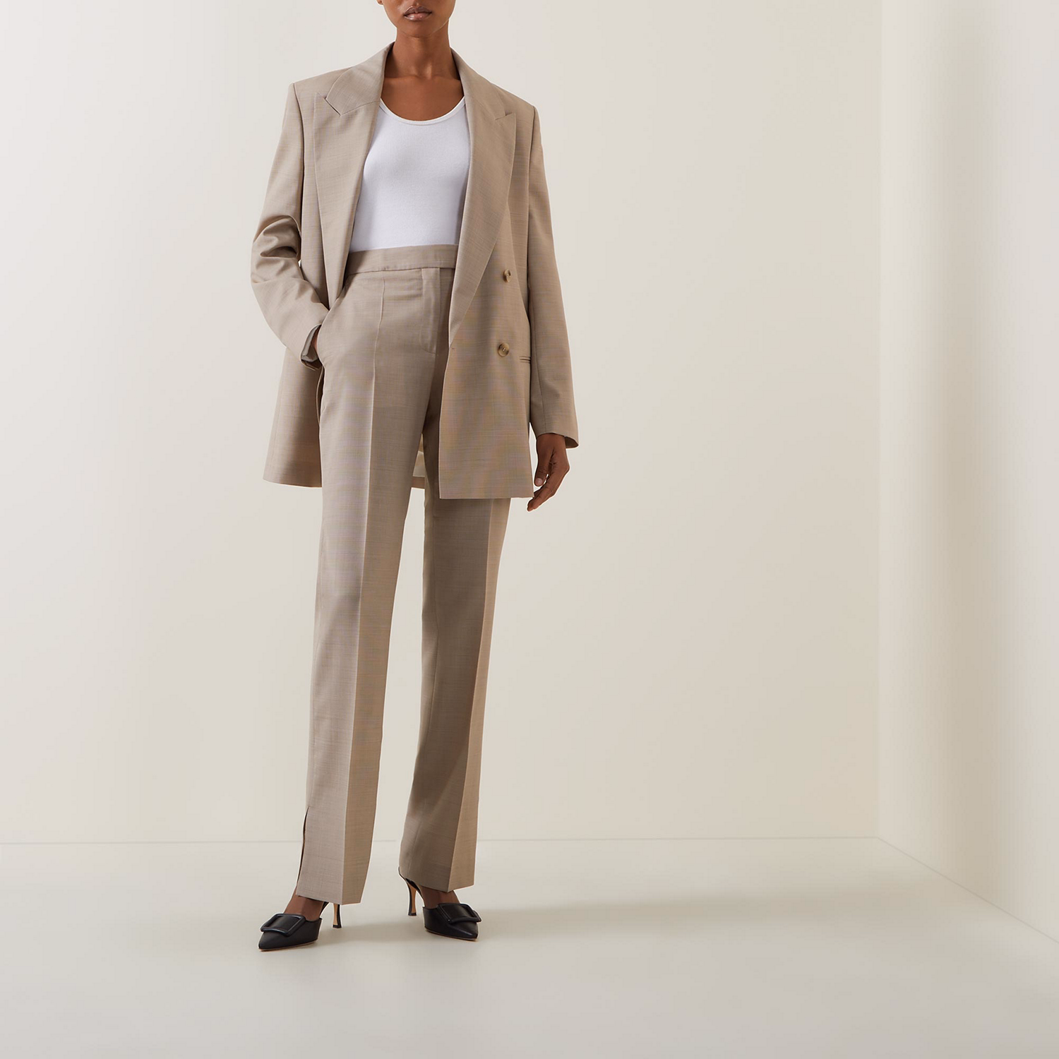 Teana1 Straight Leg Trousers