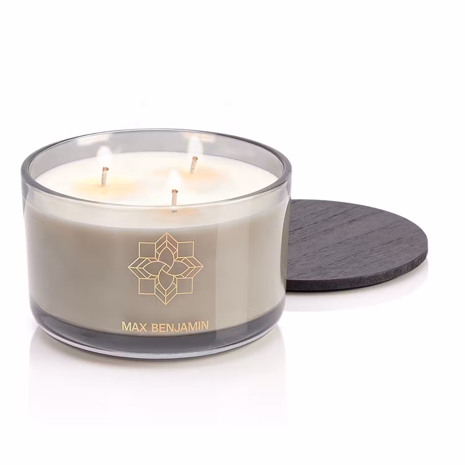 White Pomegranate Luxury 3 Wick Candle & Lid