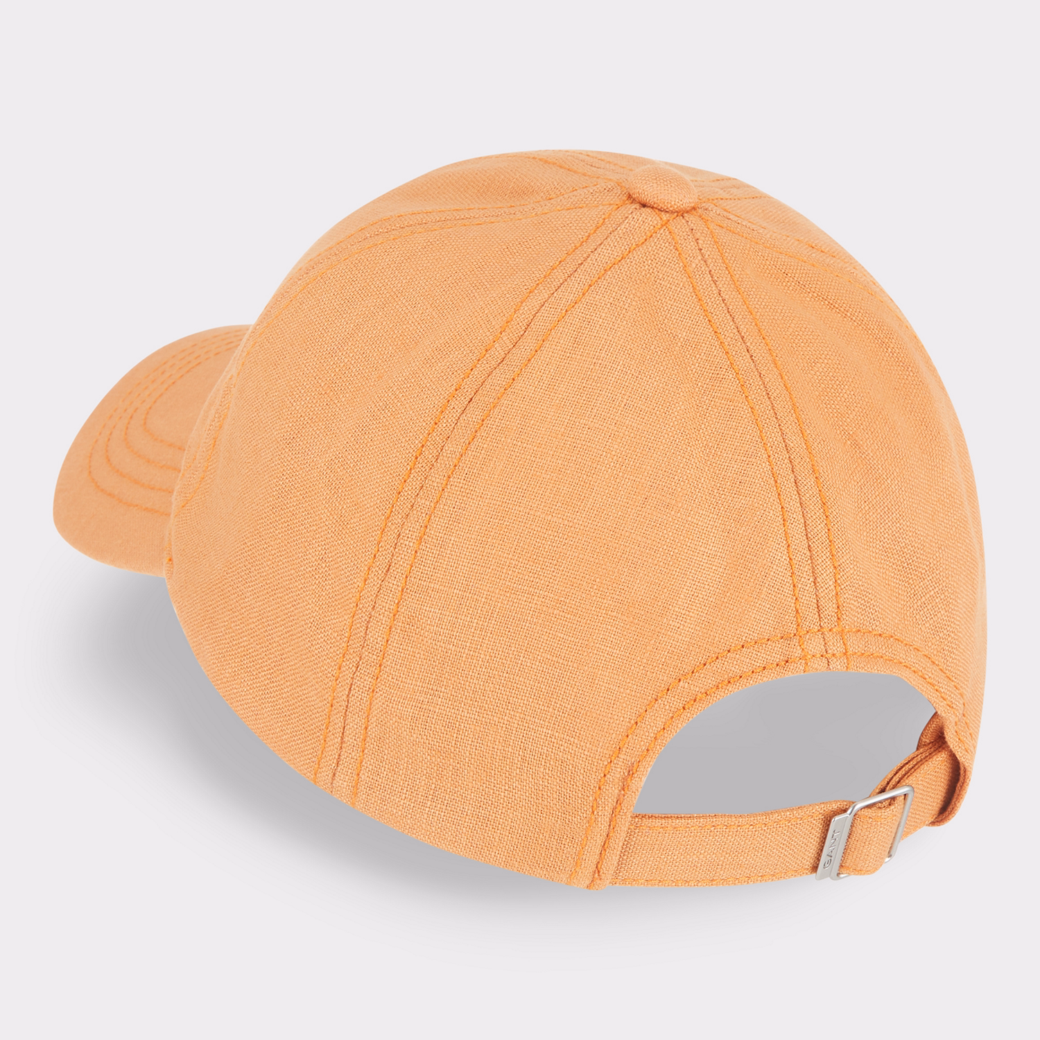 Linen Embroidered Logo Baseball Cap