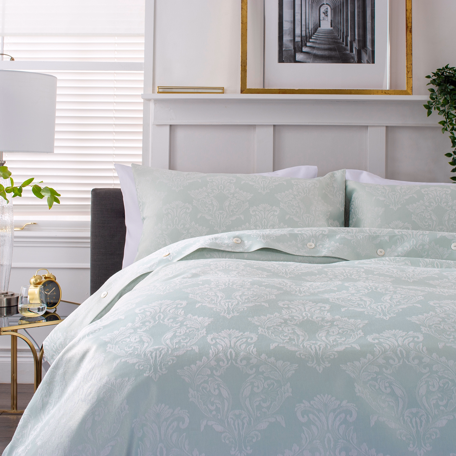 Versailles Duvet Set Duck Egg