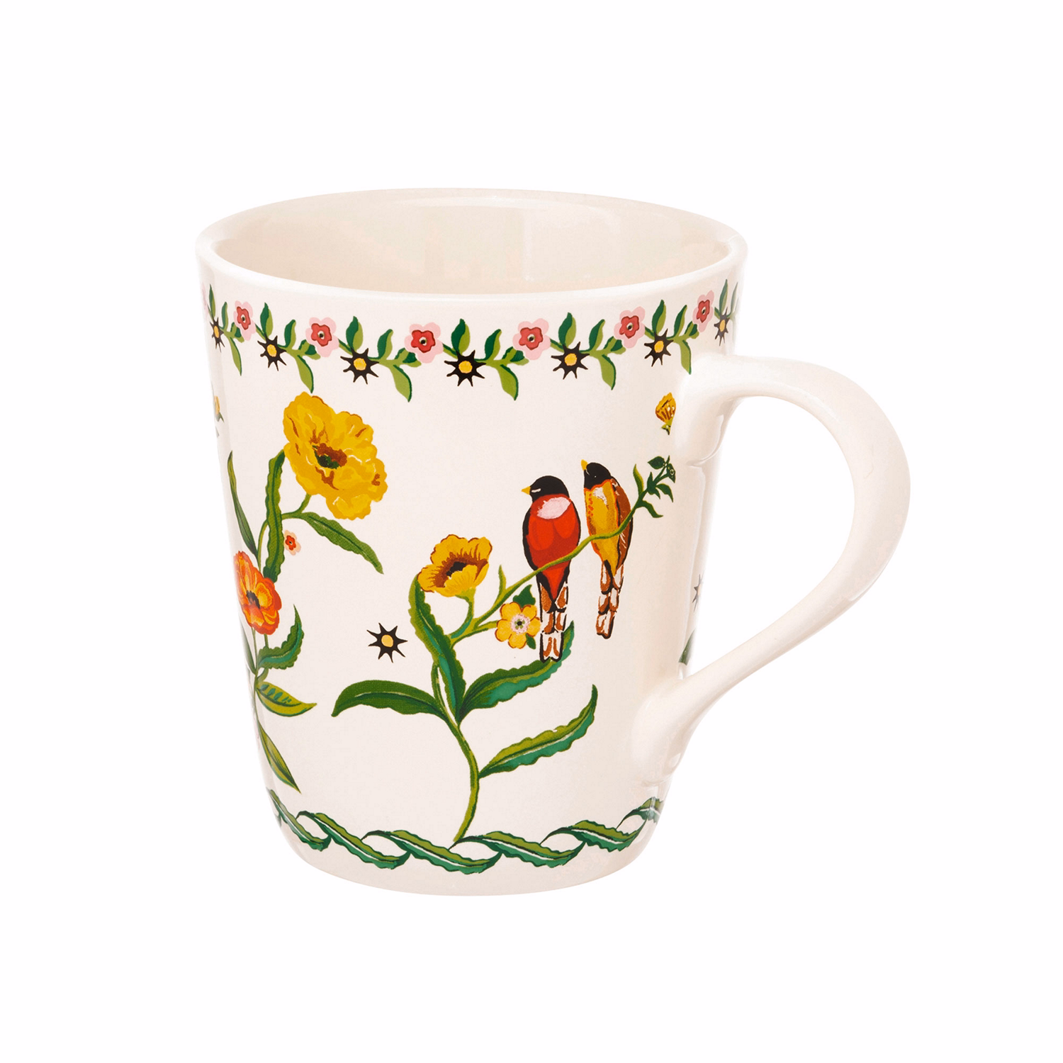 Summer Birds Cream Stanley Mug
