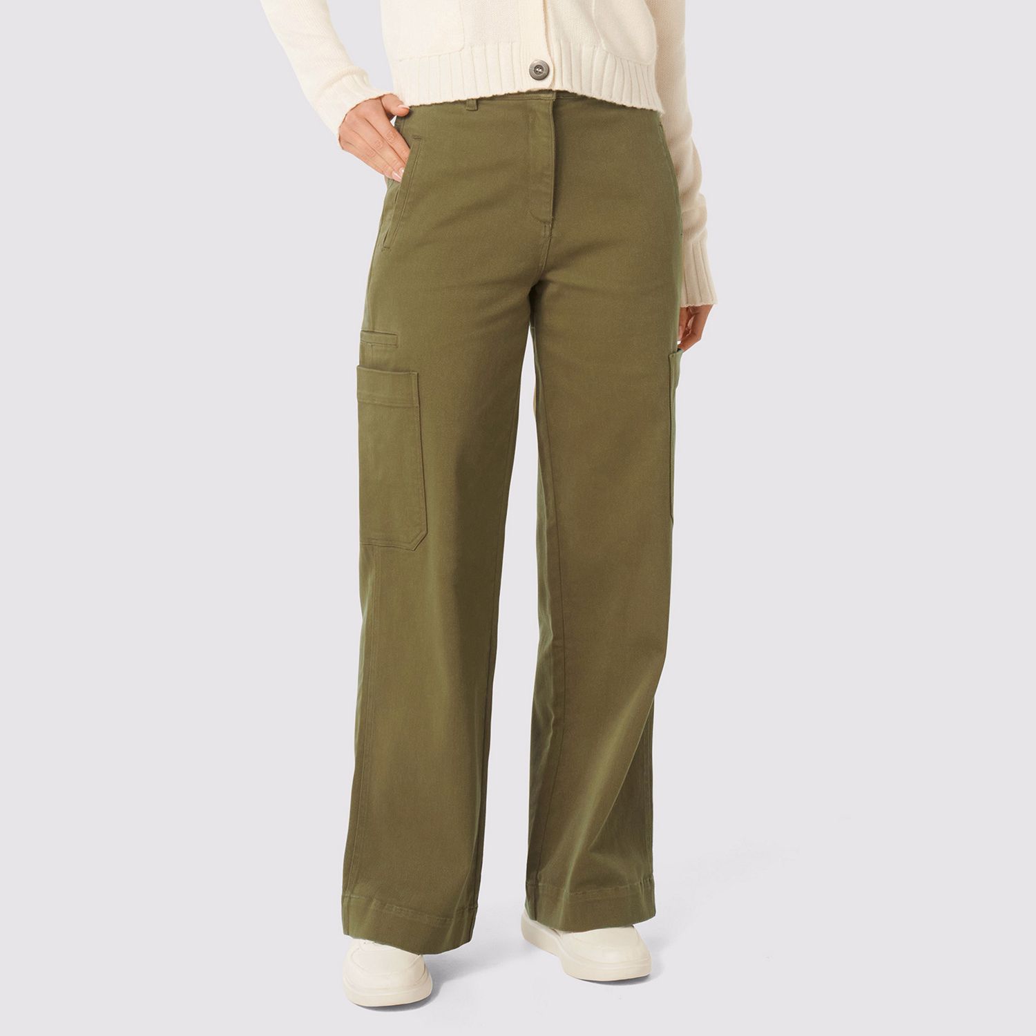Bobbie Wide Leg Cargo Trousers