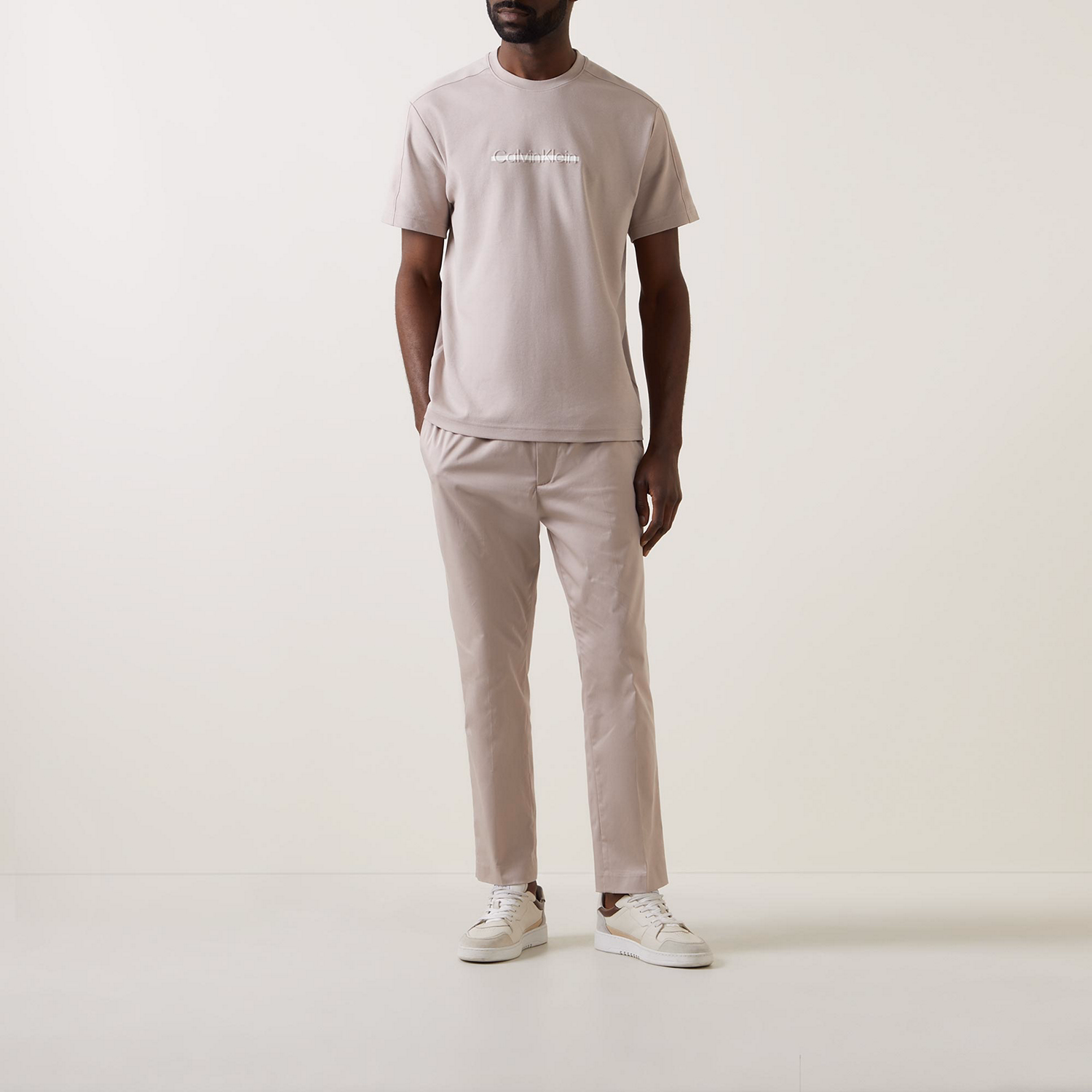 Sateen Drawstring Trousers