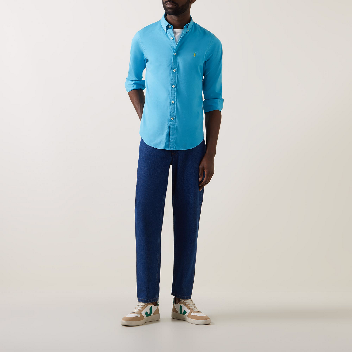 Twill Logo Casual Shirt