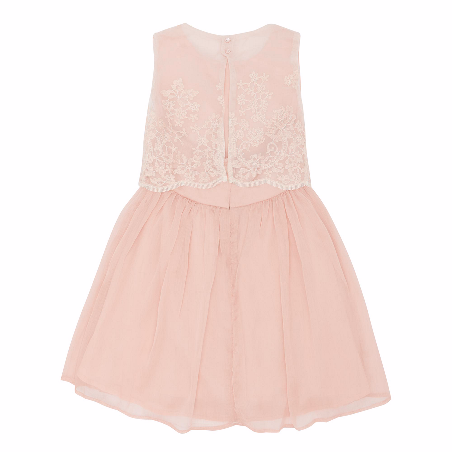 Embroidered Flared Dress