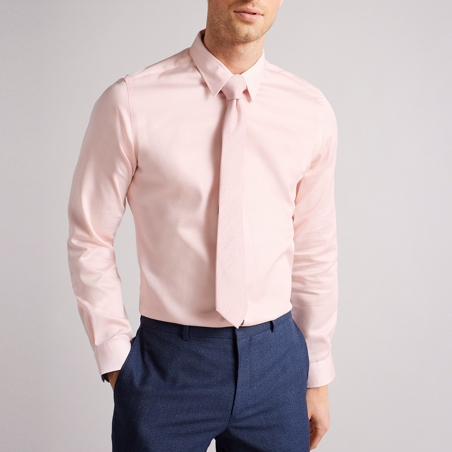 Holmess Long Sleeve Slim Fit Shirt