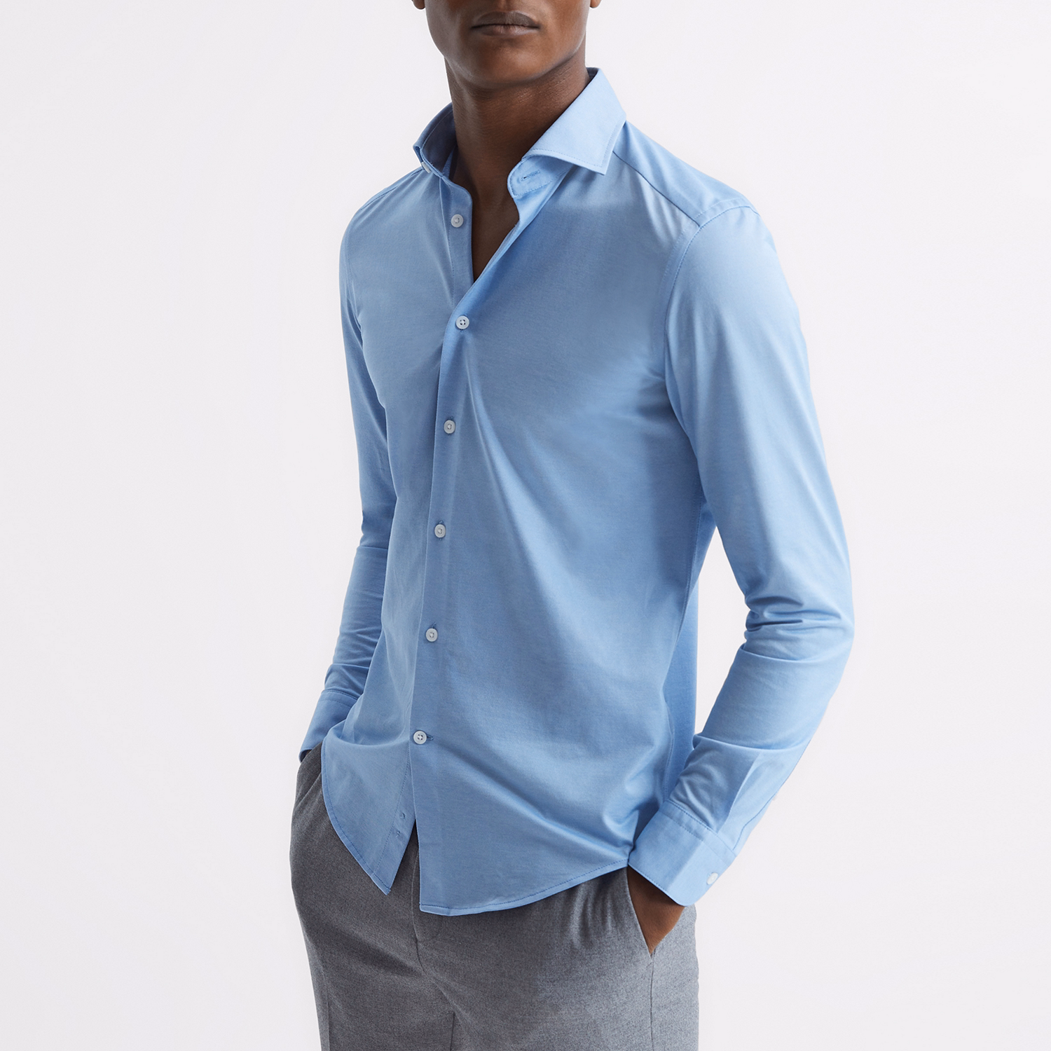 Nate Cutaway Collar Shirt