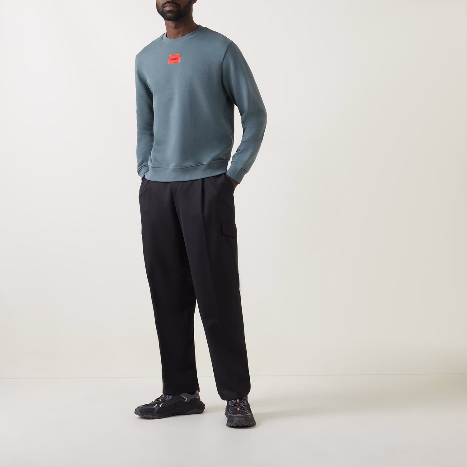 Diragol Contrast-Logo Sweatshirt