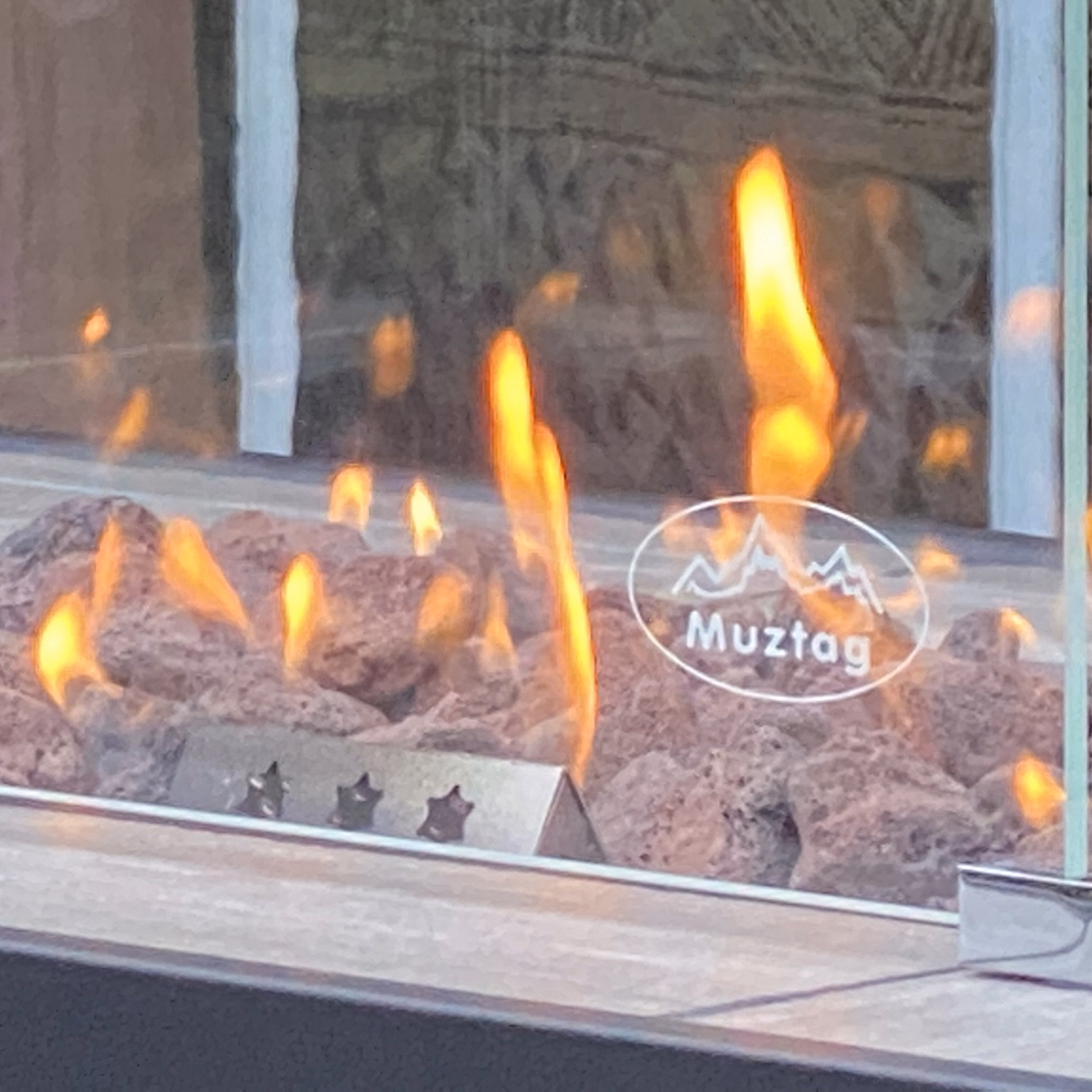 Muztag Stockholm Firepit Table Black