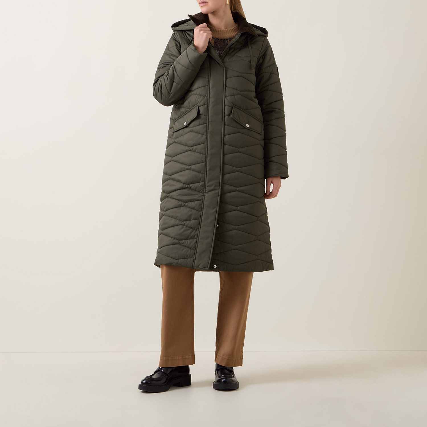 Oakfield Diamond-Quilted Coat