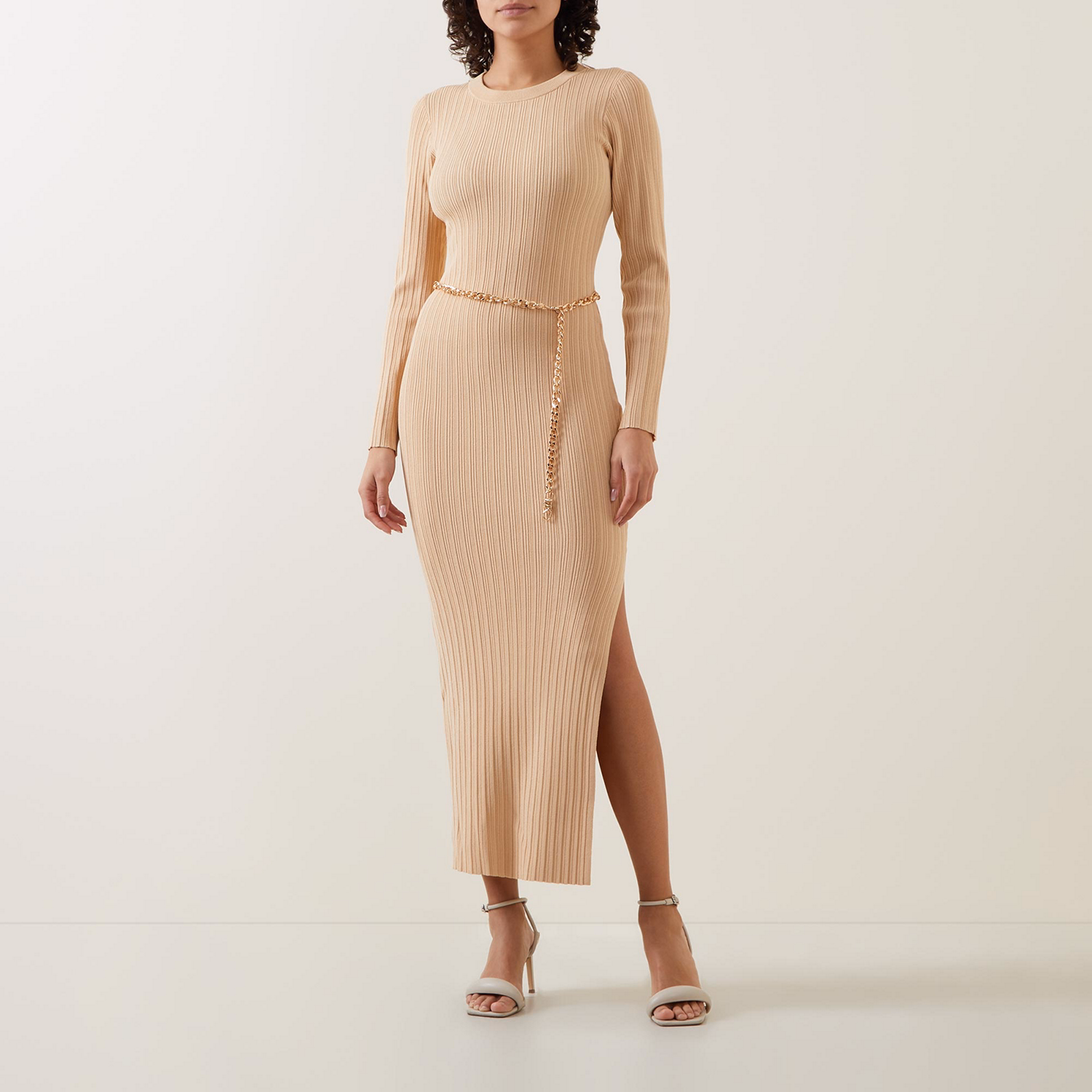Belted Knit Dress