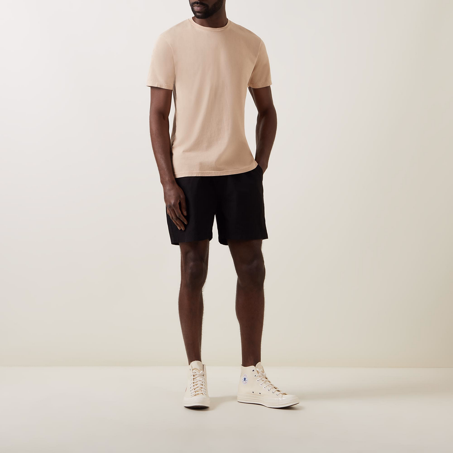 Twill Drawstring Shorts