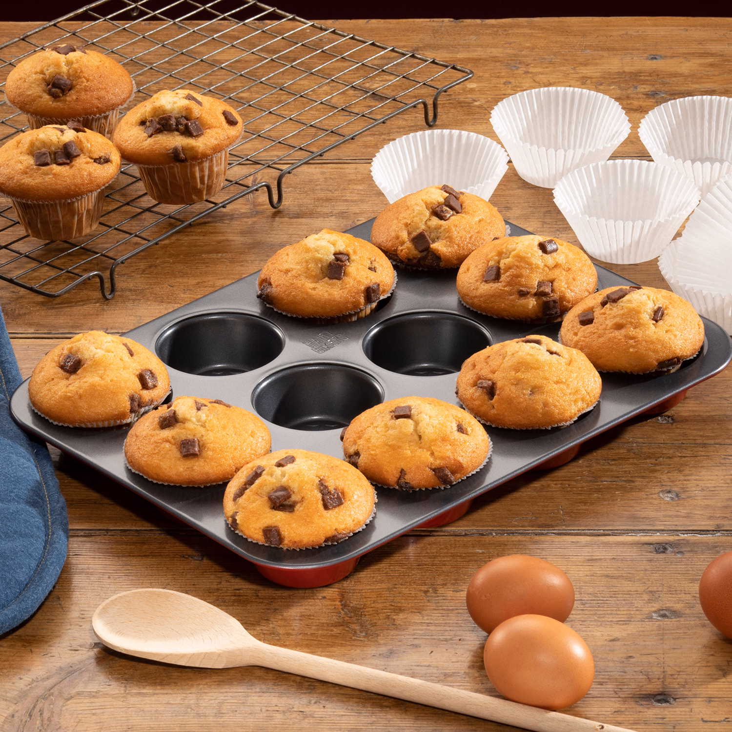 Twelve Cup Muffin Pan 0.8mm