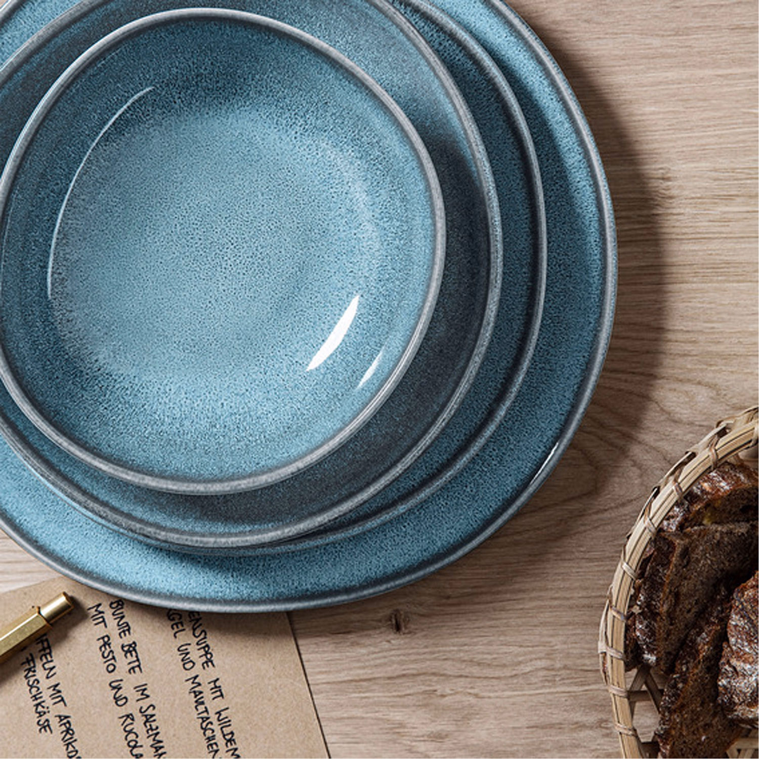 Lave Glace Cereal Bowl 17x17x5.5cm(600Ml)