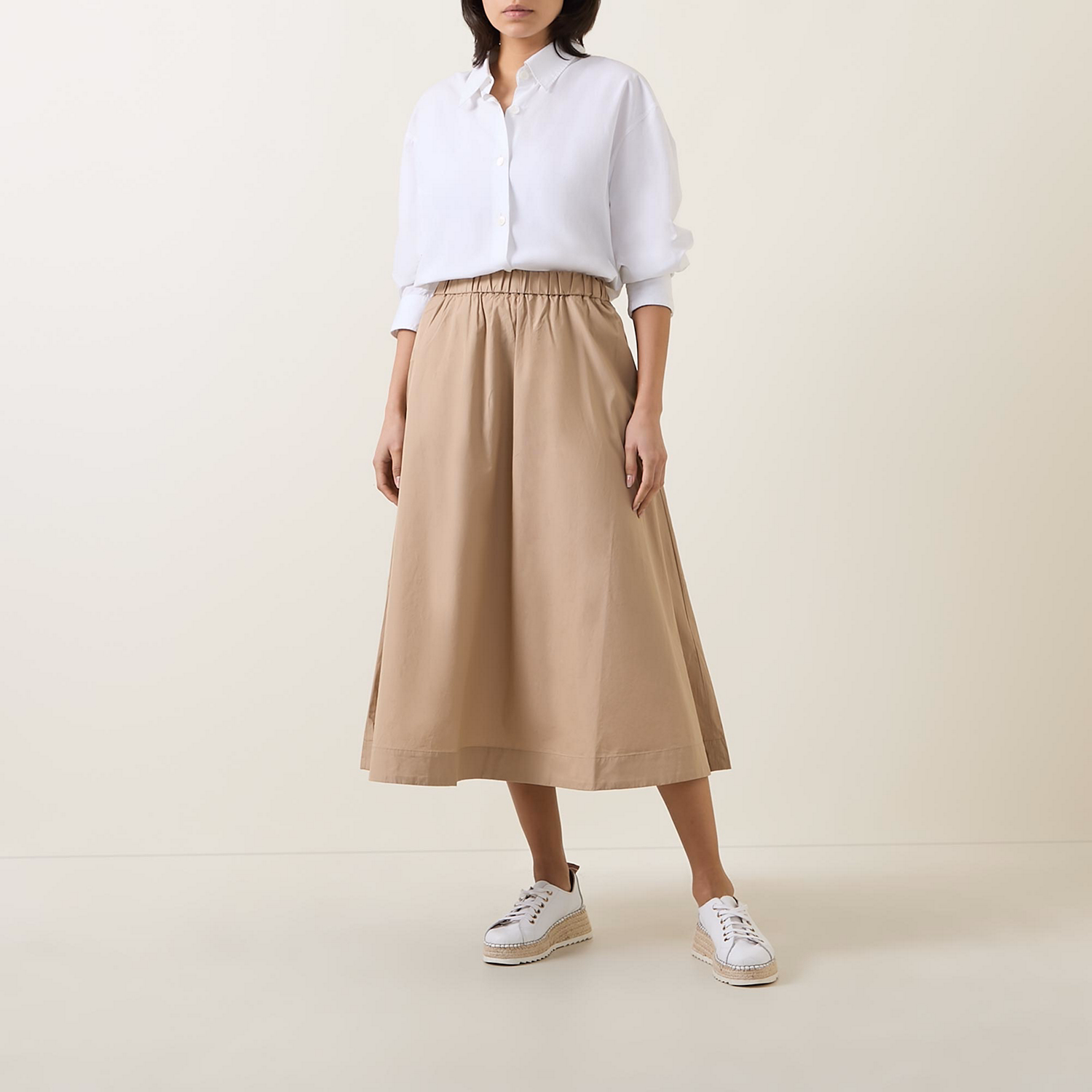 Lightweight Chino Skirt