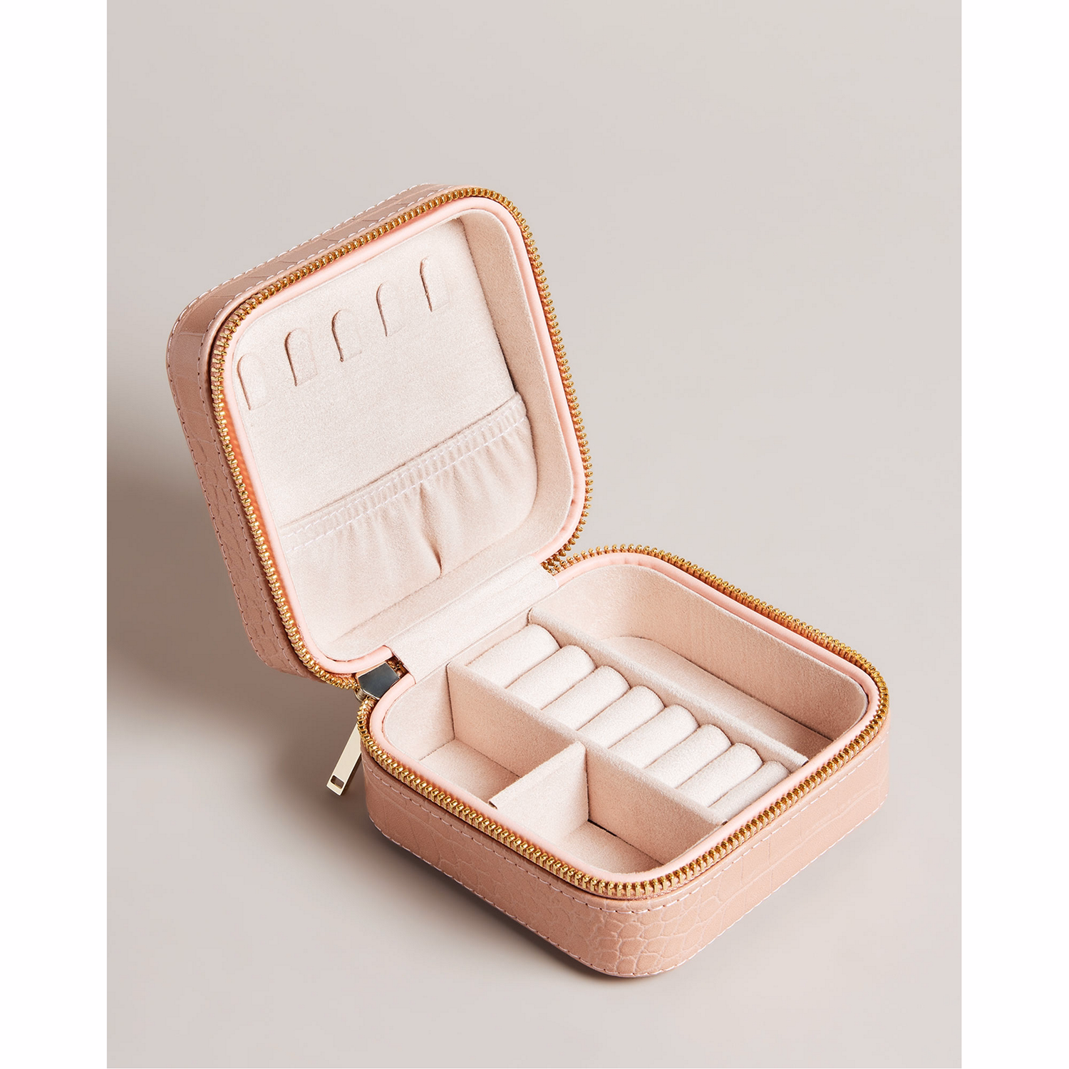 Hazelli Faux-Croc Jewellery Case