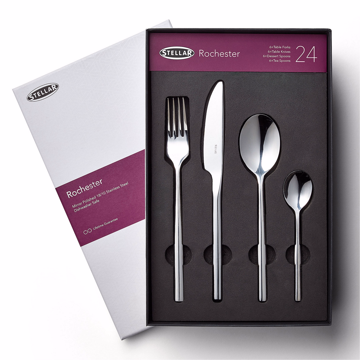 Rochester 24-Piece Cutlery Set