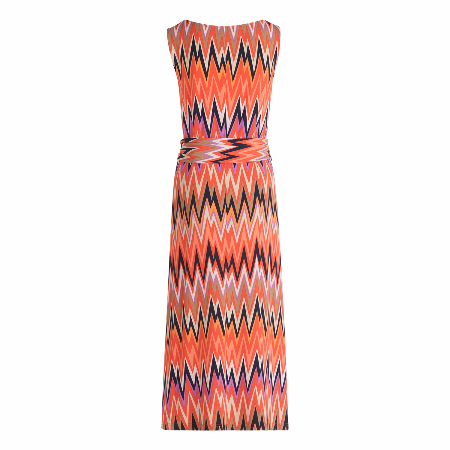 Printed Belted Dress