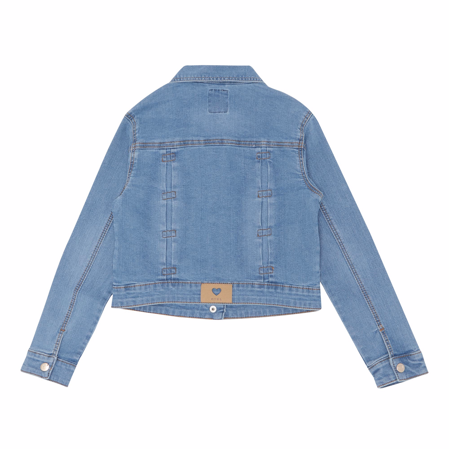Bow-Detail Denim Jacket