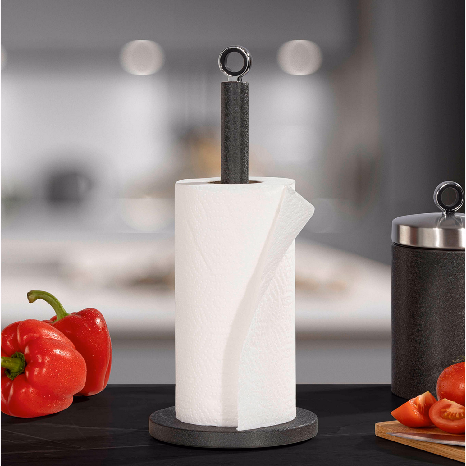 Glace Noir Paper Holder