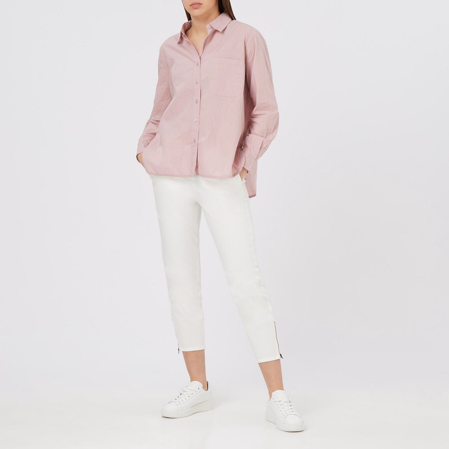 Padme Fitted Cropped Chinos