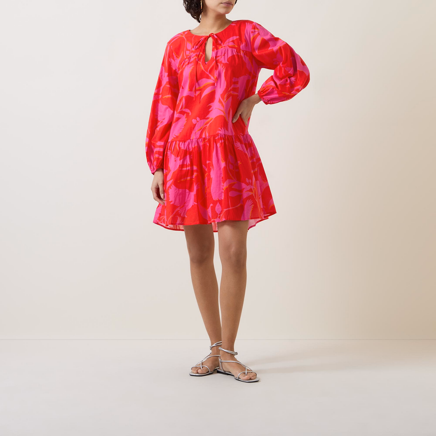 Birds Of Paradise Mini Beach Dress