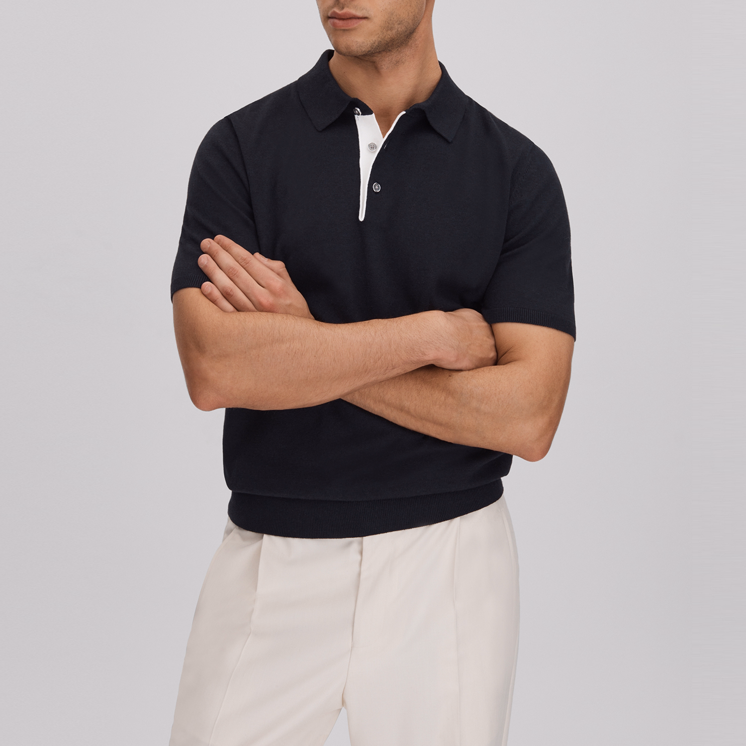 Finch Contrast Detail Polo Shirt