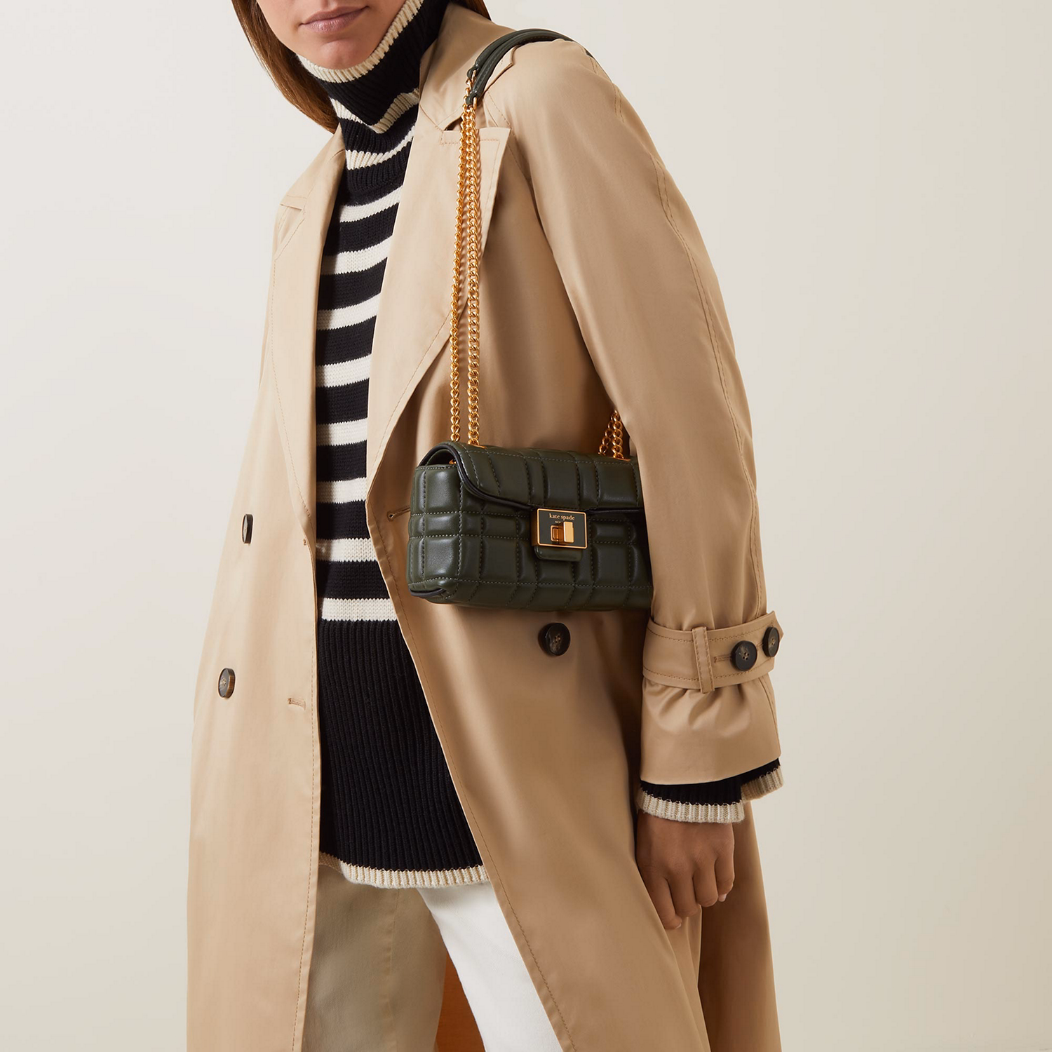 Evelyn Quilted Small Shoulder Bag