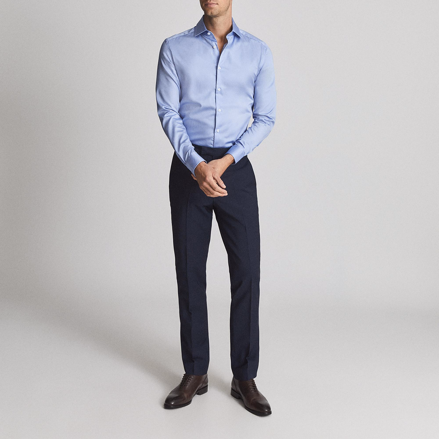 Remote Satin Slim Fit Shirt