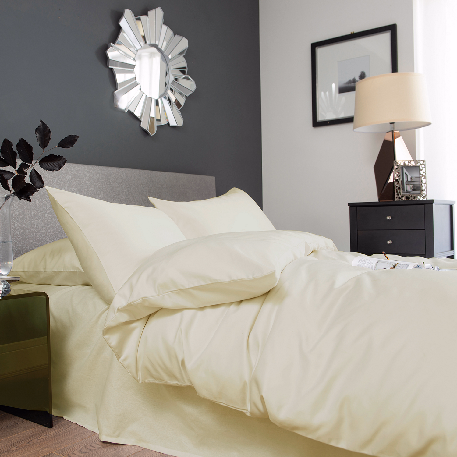 400 Thread Count Housewife Pillowcase Platinum