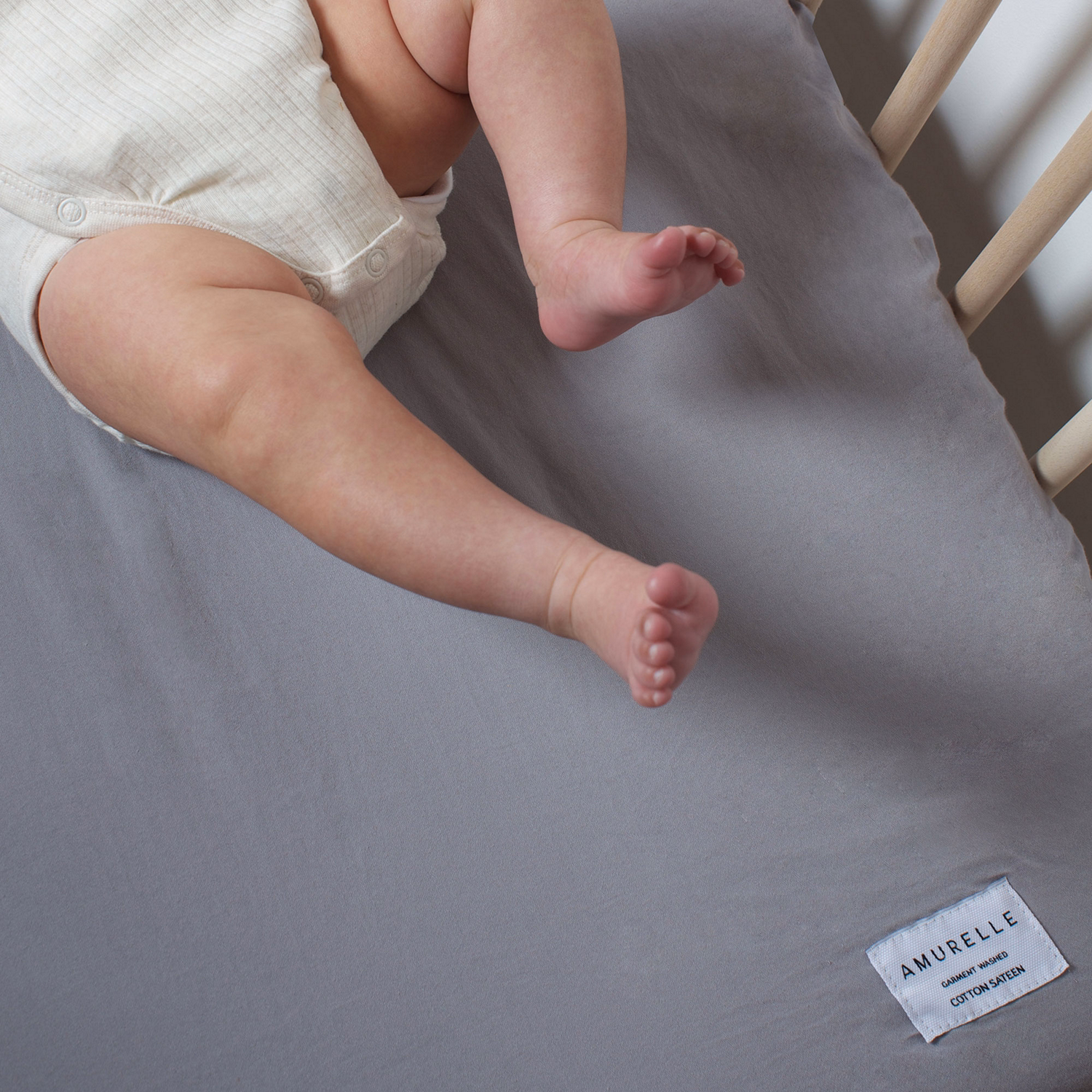 Plain Single Crib Sheet