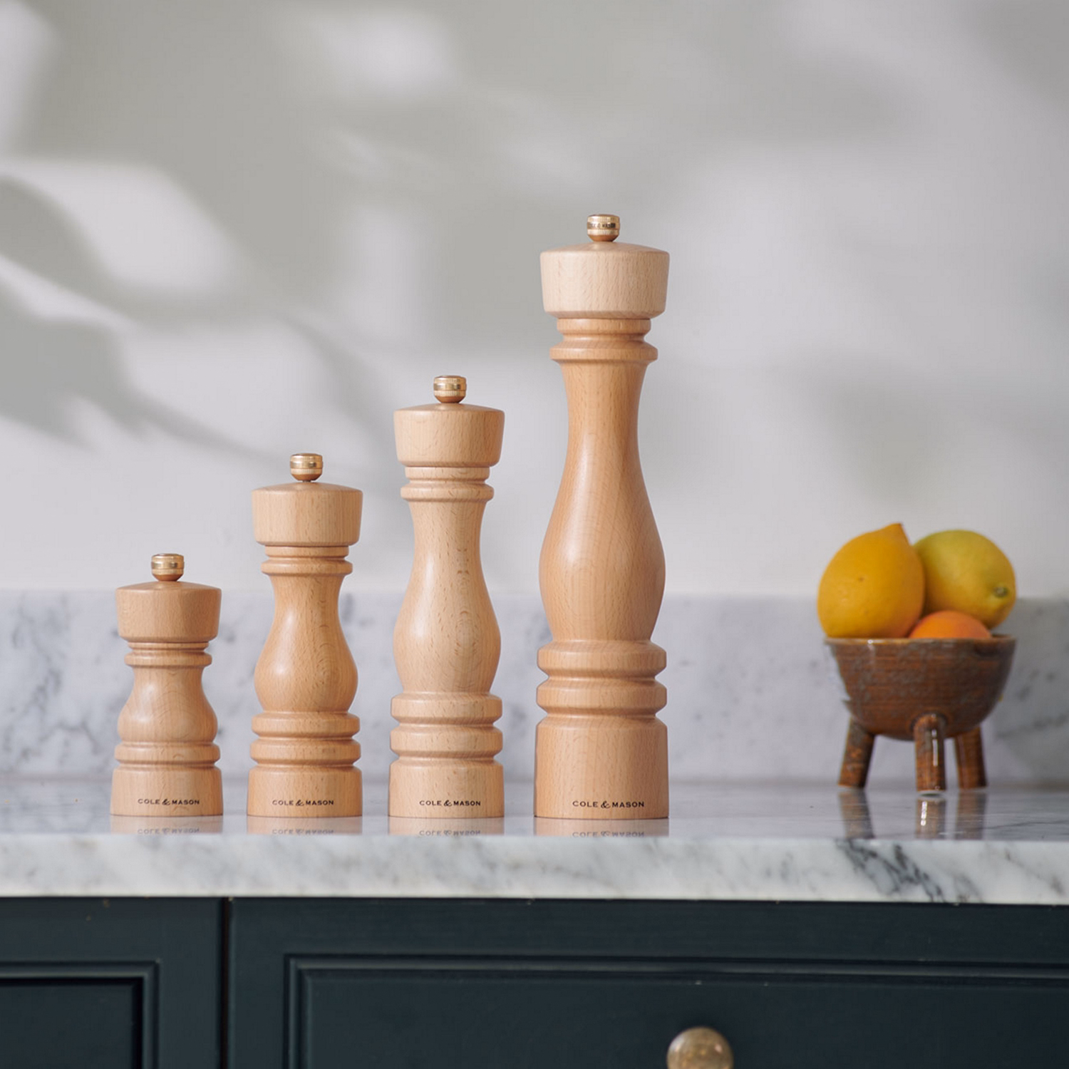 London Pepper Mill Natural Beech 13cm