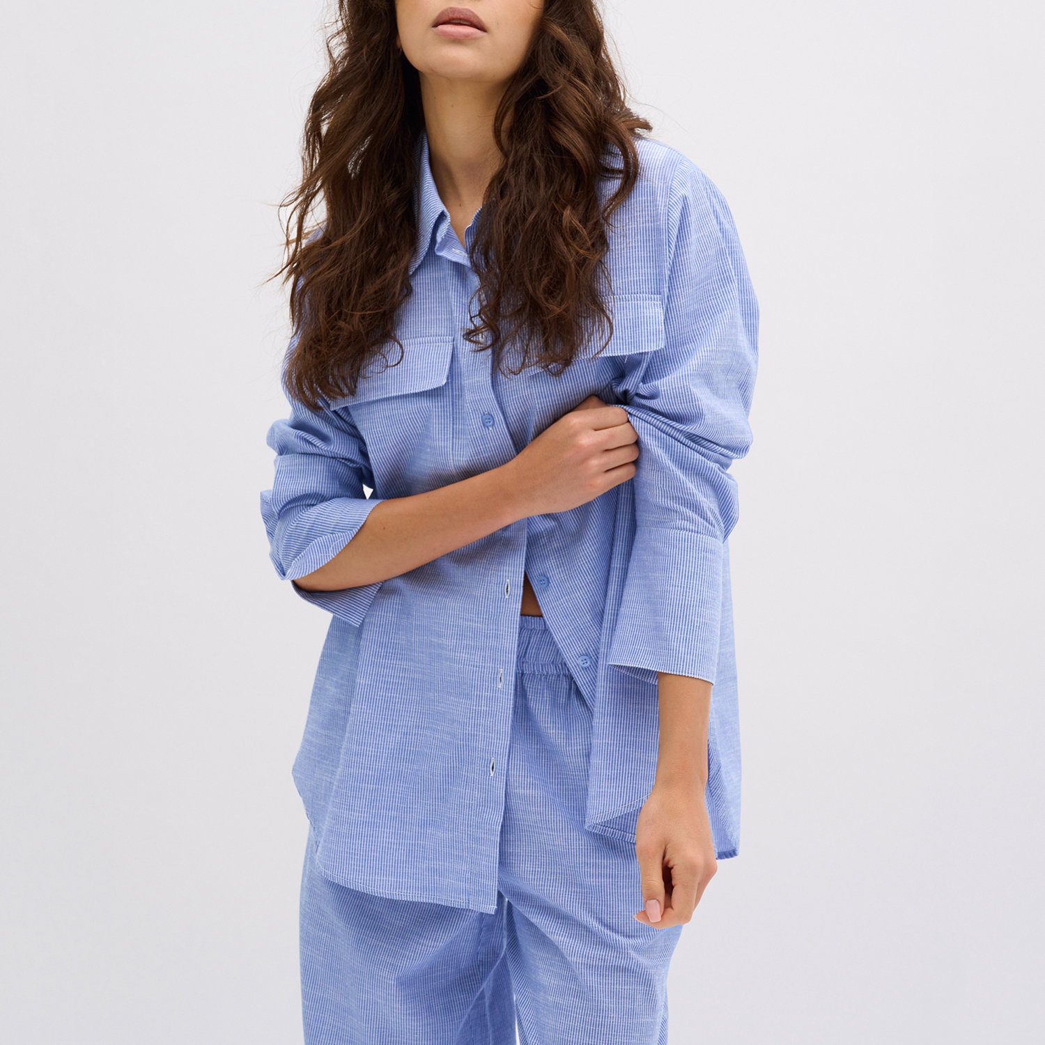 Skye Flap Pocket Relaxed Fit Shirt