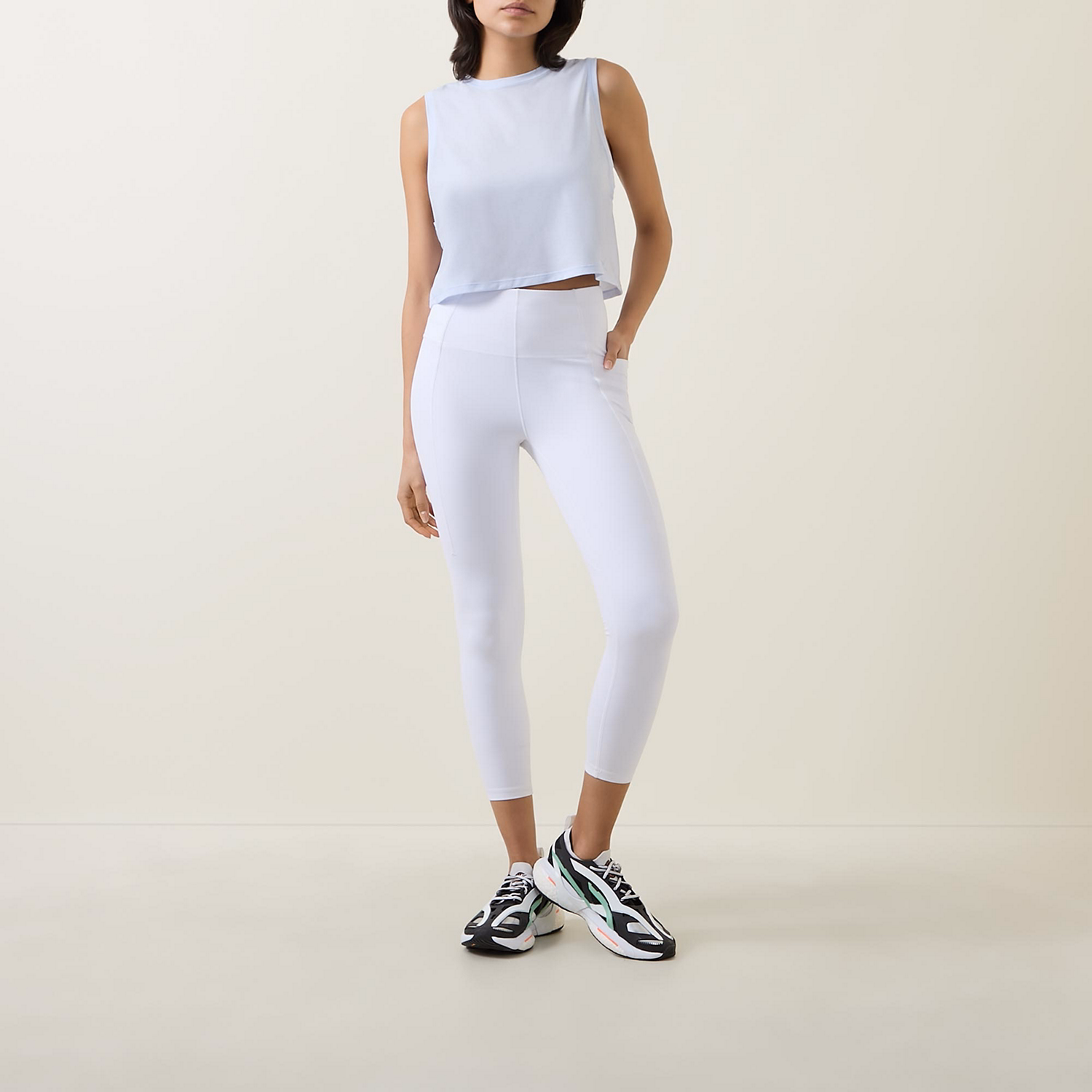 Breathe Easy Cropped Muscle Vest