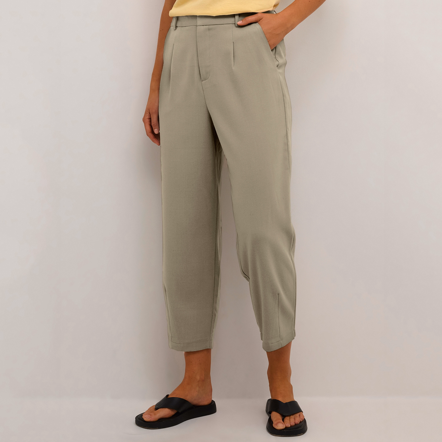 Merle Cropped Tailored Trousers