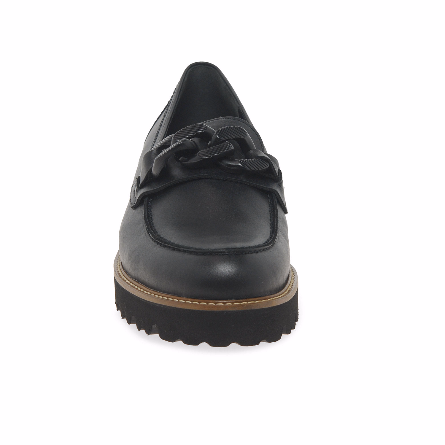 Squeeze Chain-Detail Loafers