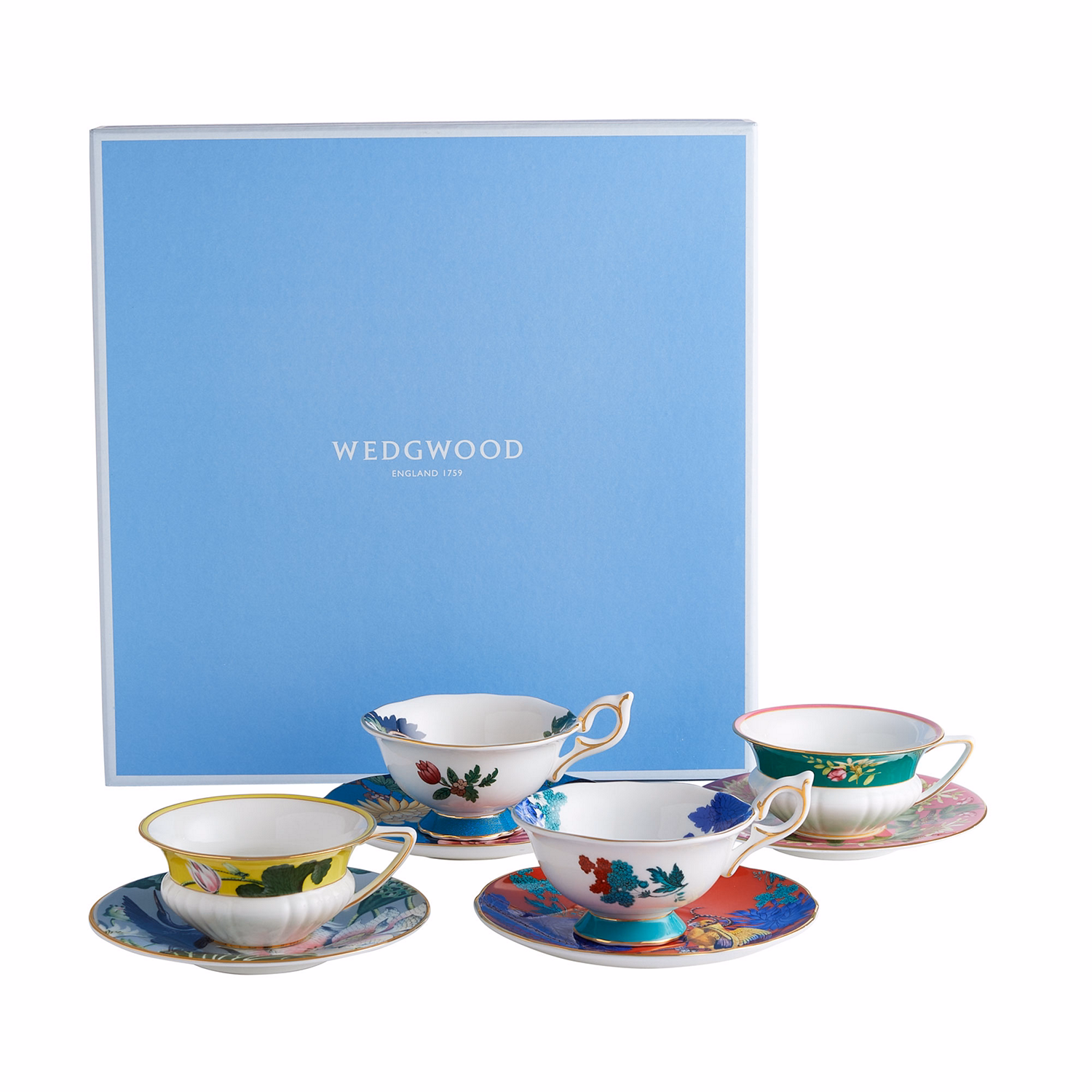 Wonderlust Teacup Saucer Set