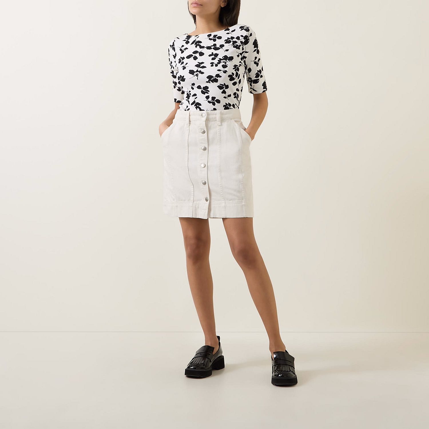 Gralibbe Denim Pencil Skirt