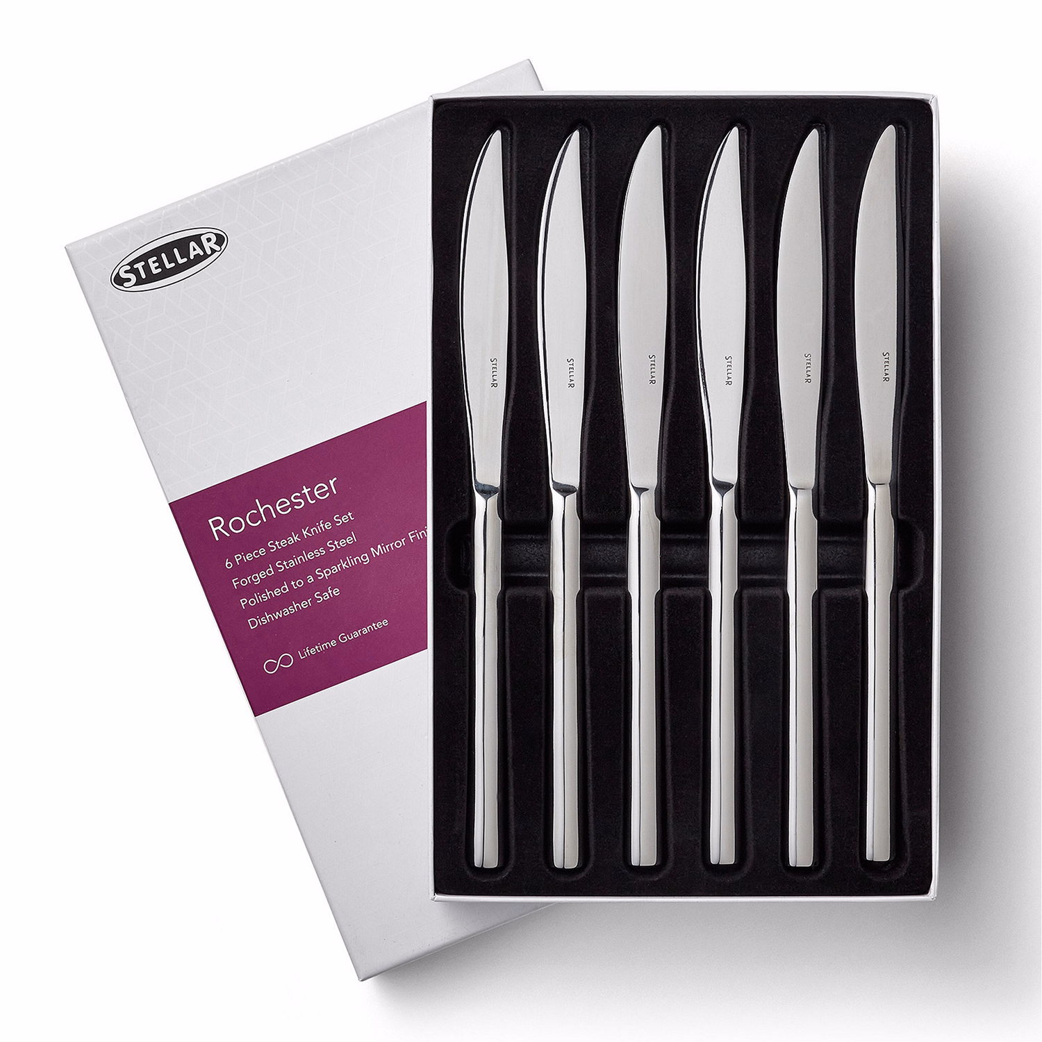 Rochester Six-Piece Steak Knife Set