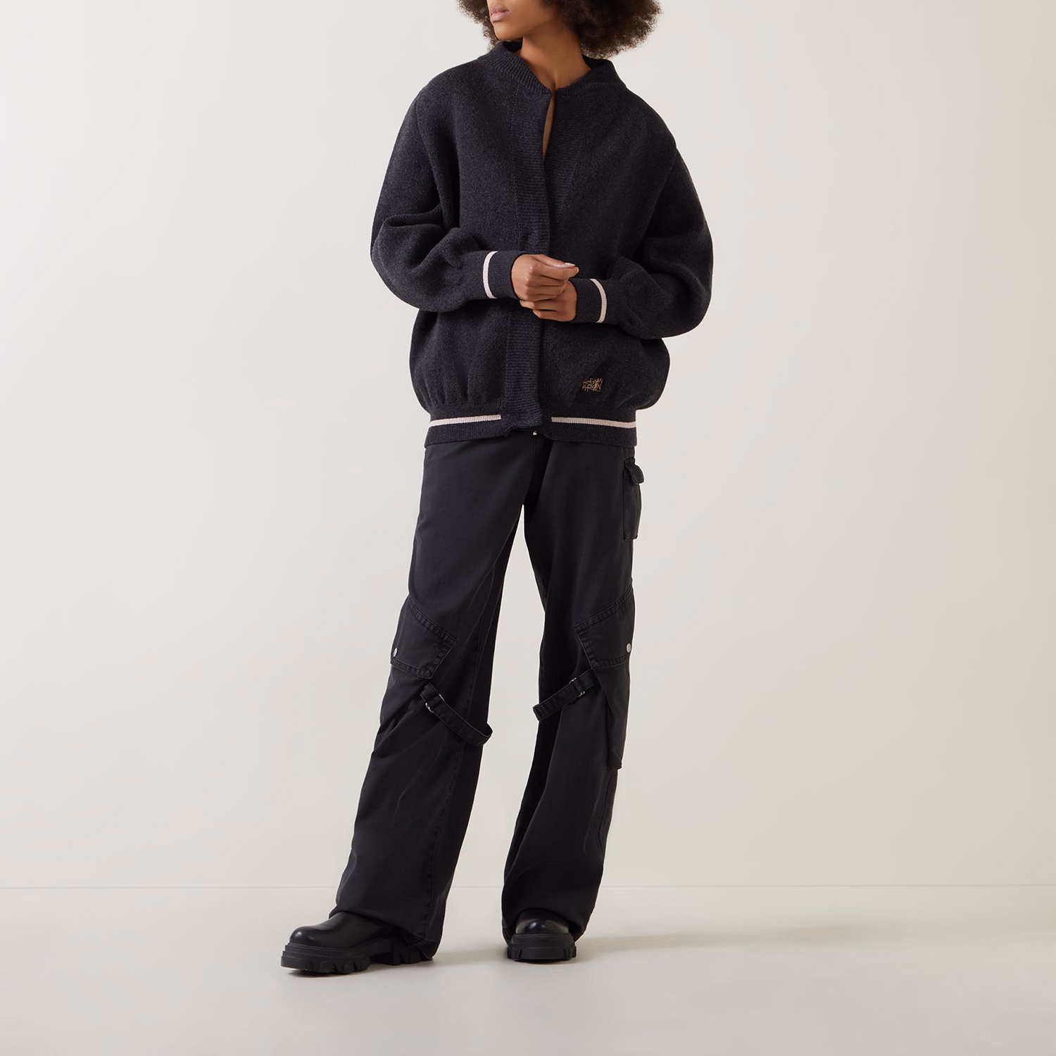 Merino Knitted Bomber Jacket