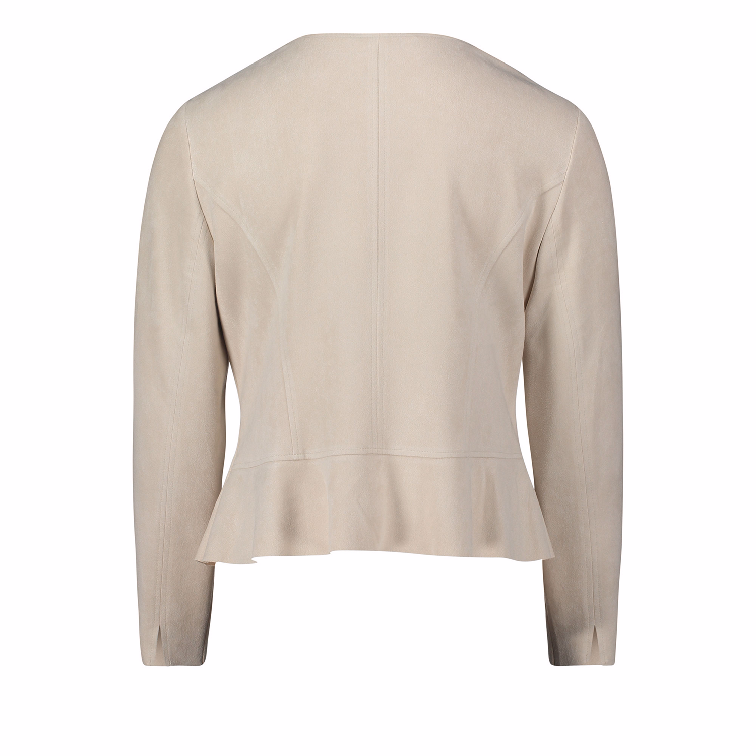 Zip-Through Peplum Jacket