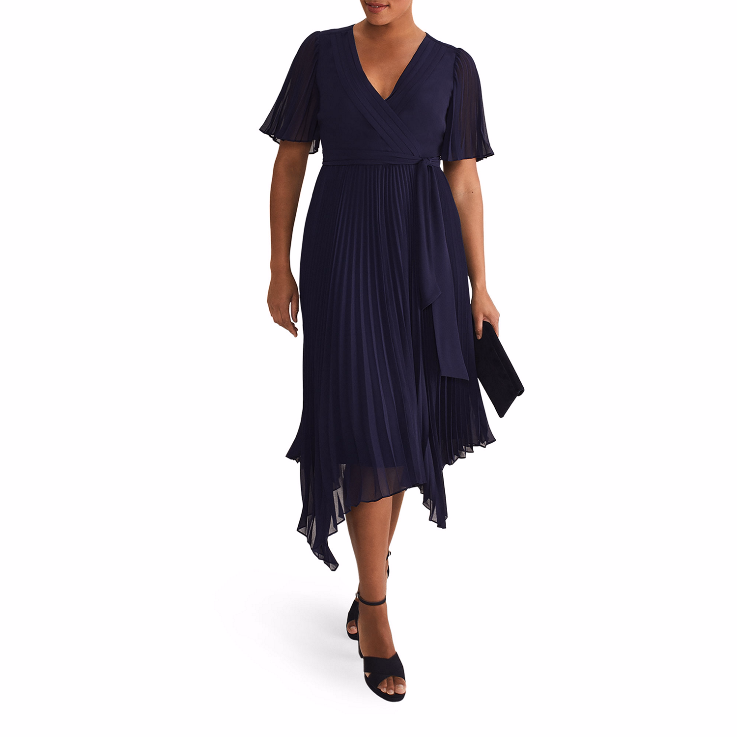 Kendall Pleated Midi Dress