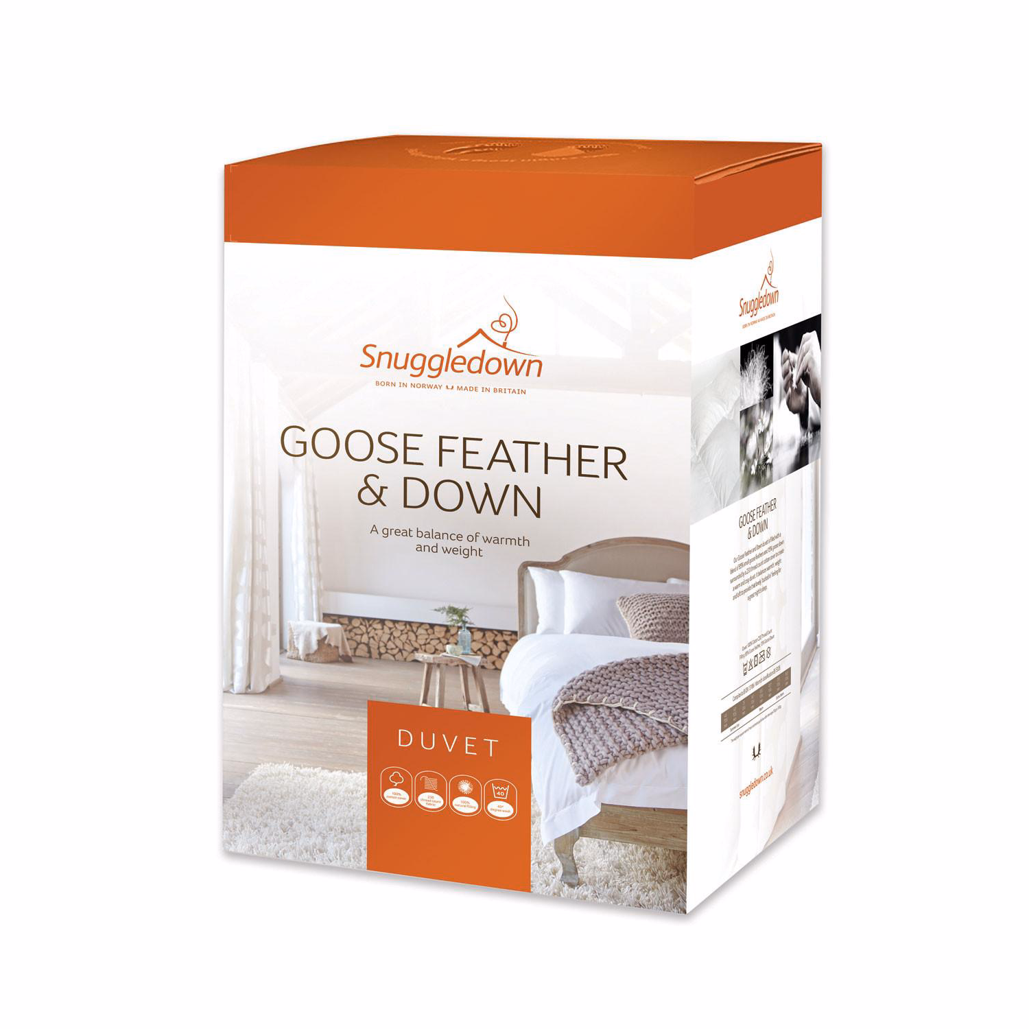 Goose Feather and Down 10.5 Tog Duvet