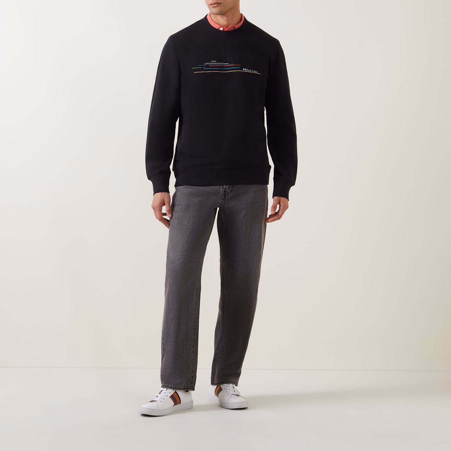 Stripe Logo Sweatshirt